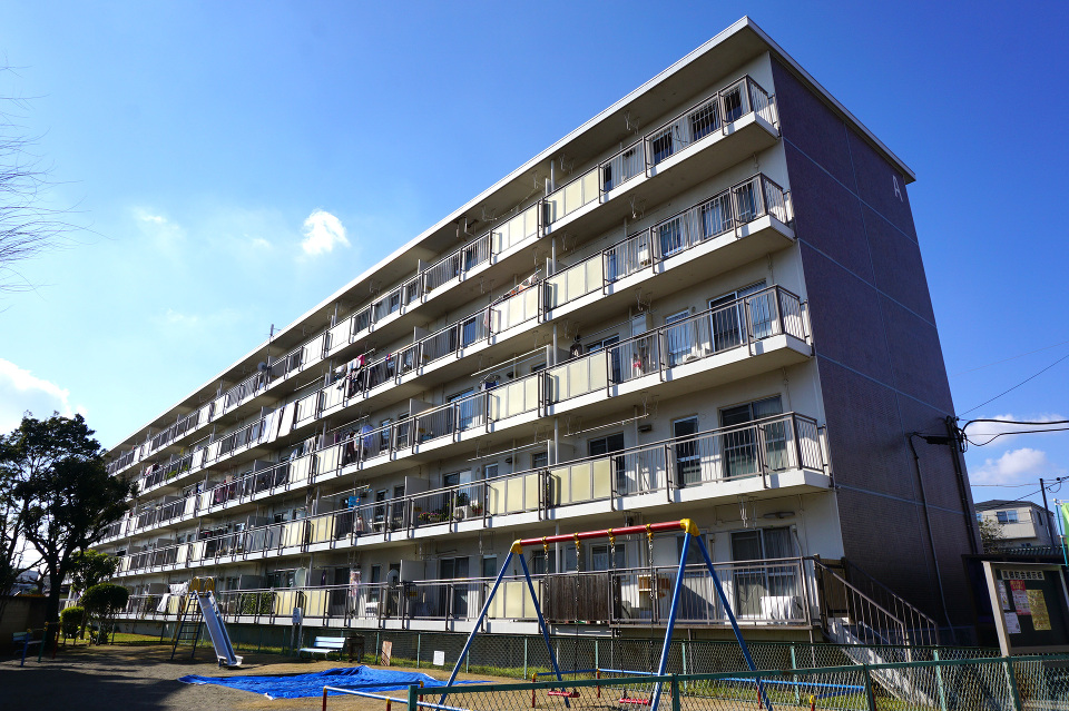 前面棟が無く、日当り良好