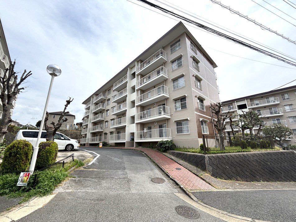 全7棟・総戸数145戸からなる、棟間隔があり日当たり良好な団地物件