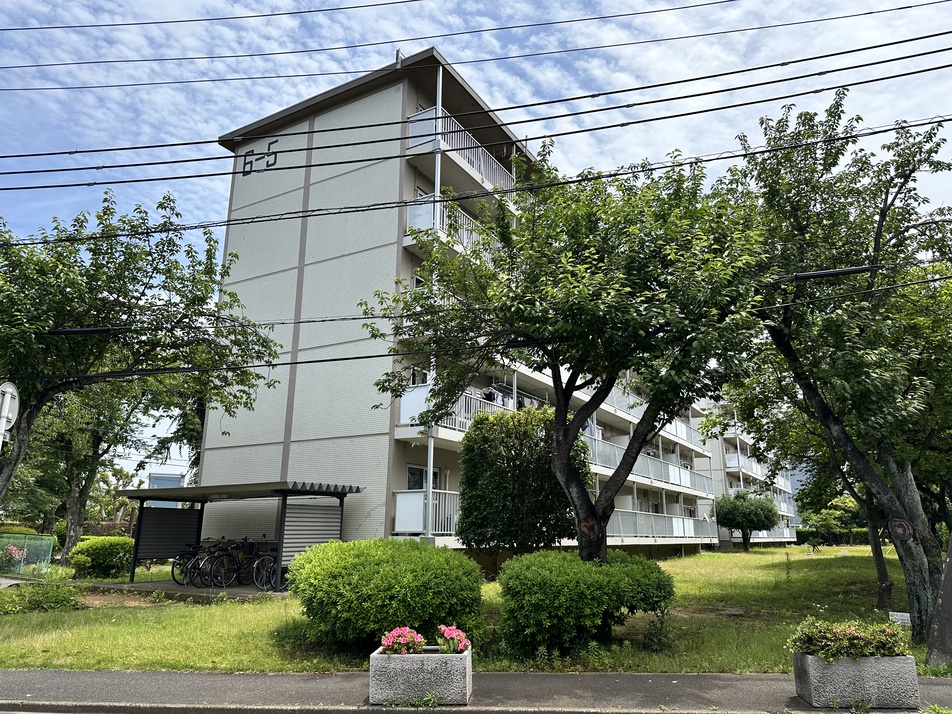 棟間隔の広い団地物件