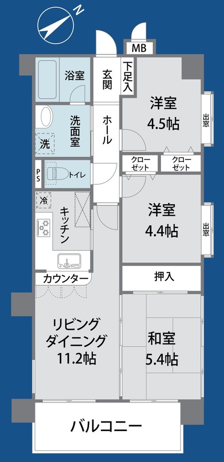 習志野市立袖ケ浦東小学校 270m 徒歩4分