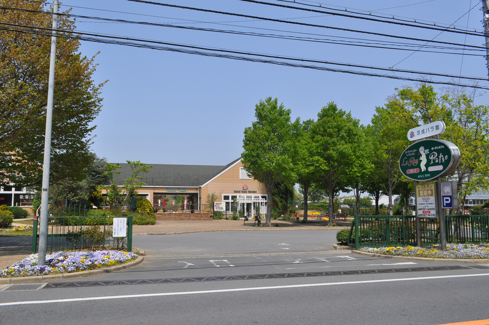 京成バラ園 1340m 徒歩17分